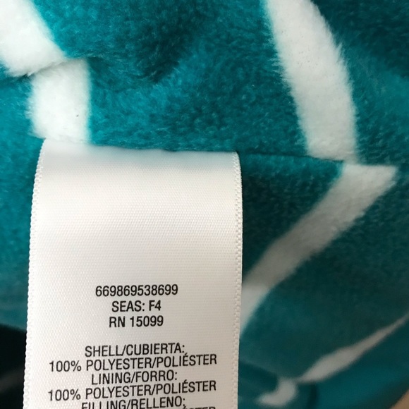 EVERLAST Womens Fleece Lined Puffer Teal Vest Jacket Size Medium - Picture 9 of 12